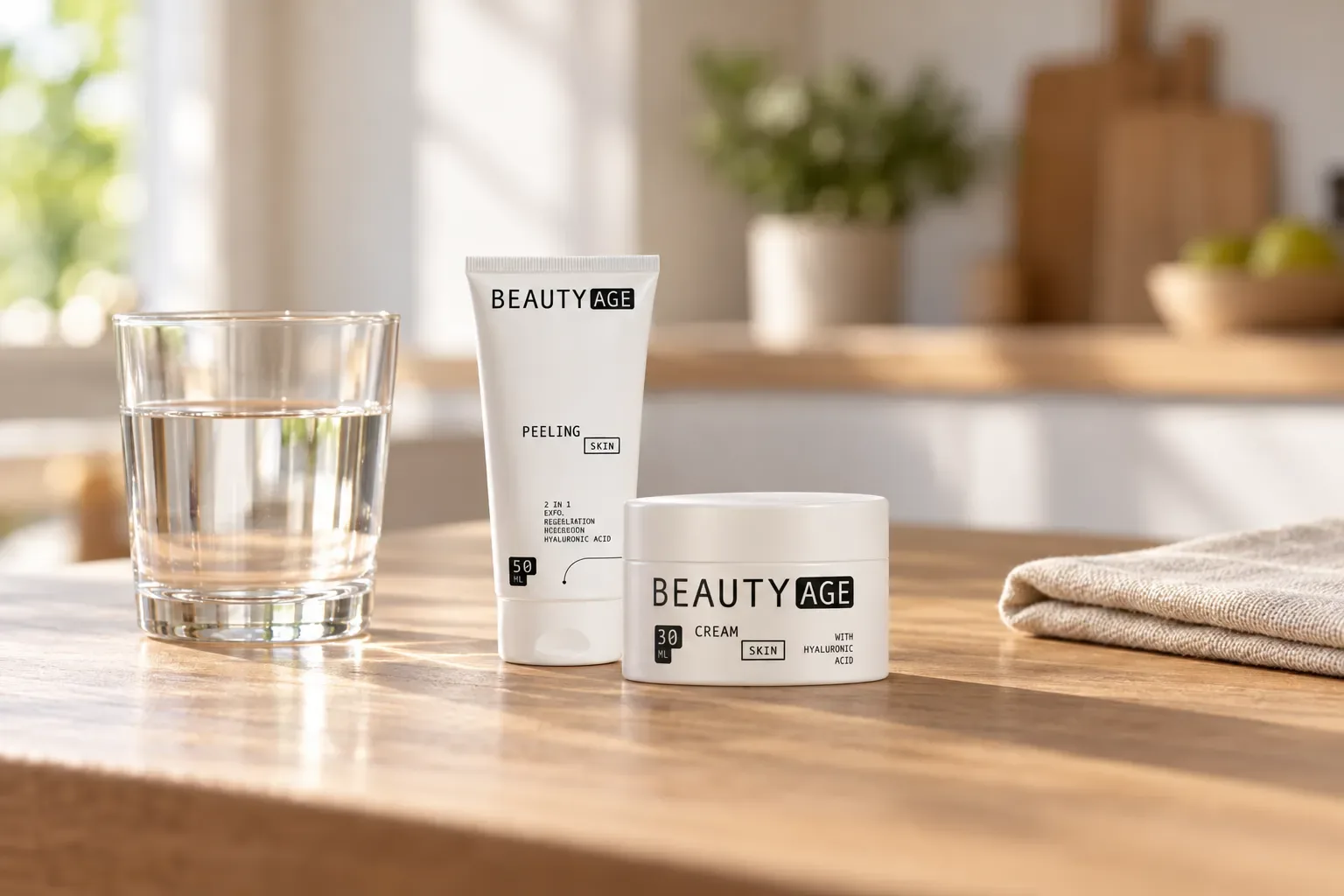 BEAUTY AGE COMPLEX — el envase en el día a día