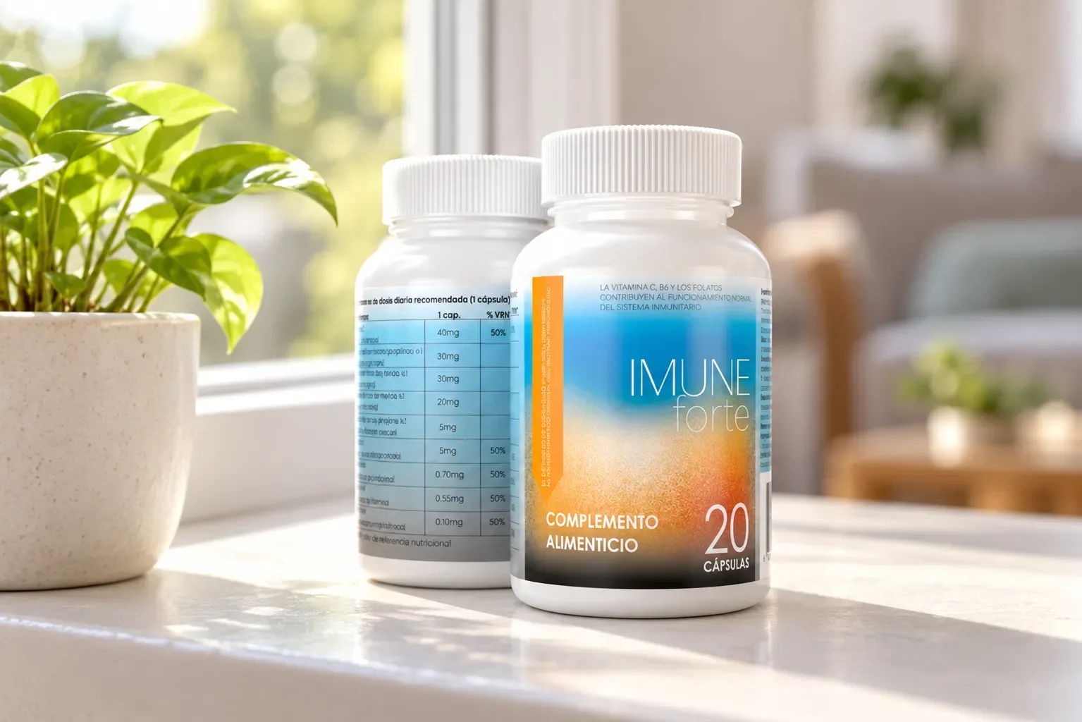 Imune Forte — el envase en el día a día
